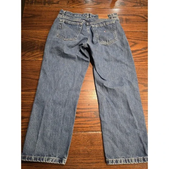 VTG Y2K Women's Tommy Hilfiger Straight Blue Jeans Size 4 EUC - Picture 8 of 11